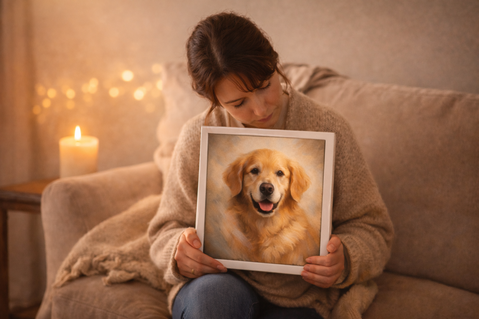 Pet Memorial Portrait